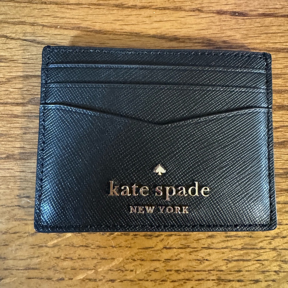 Kate Spade Madison small slim leather card holder